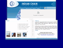 Tablet Screenshot of indianchain.com